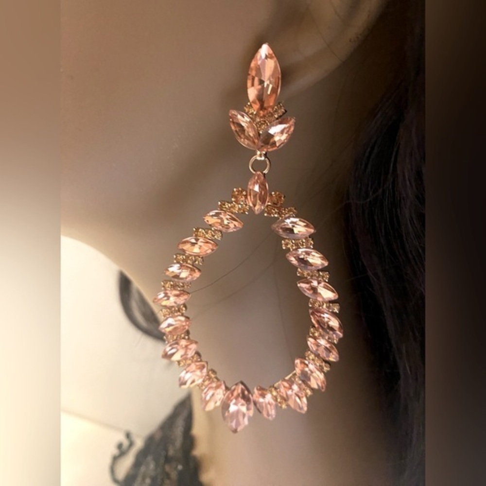 Natasha Rhinestone Statement Earrings